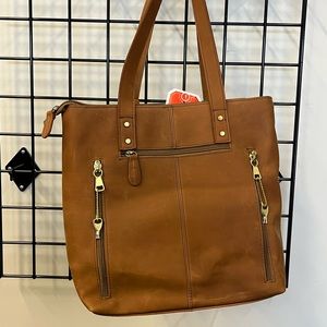 Soft leather Roma conceal carry handbag